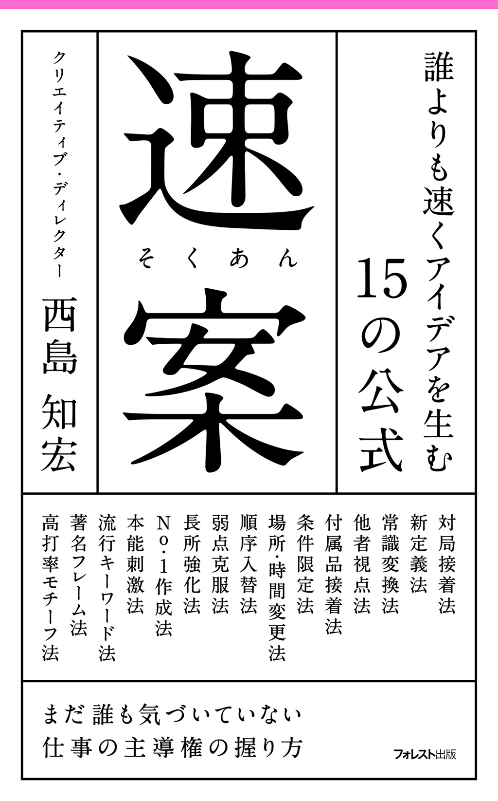 『速案――誰よりも速くアイデアを生む15の公式』